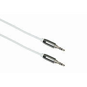 Аудио кабель AUX 3,5мм шнур 1М белый