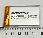 Аккумулятор Li-pol 4,0*30*48 3,7v mAh (403048)