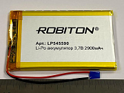 Аккумулятор Li-pol 5,4*55*90 3,7v 2900mAh (545590) ROBITON