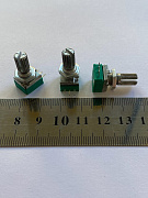 резистор переменный мелкий зеленый 5 кОм WH9011-1 L=15