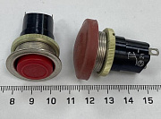 кнопка К1-2П (250V 5A) D=20, металл