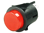 Кнопка 7087 с фиксацией с подсветкой 12v