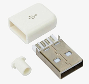 разъем штекер USB в белом кожухе