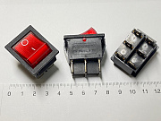 переключатель SC767-3 15А 6 контактов красный