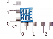 Двусторонняя плата адаптер переходник для микросхем SO8 в DIP8