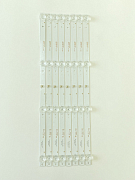 Светодиодная планка CC02500D410V07(3 вольта) (к-т 8 пл по 410 мм, 4 линзы)