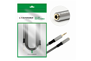Кабель Аудио Premium H225  AUX Jack 3,5mm M/F 1800mm
