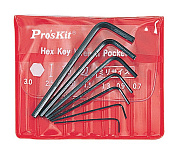 8PK-022 Набор ключей шестигранных (7шт) ProsKit