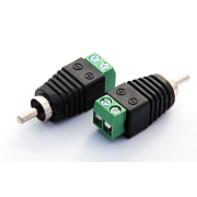 разъем штекер RCA с клеммной колодкой REXANT 14-0413