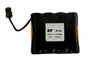 Аккумулятор ET-RC-9608W черный 9,6V, 800mAh, Ni-Cd