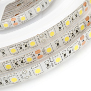 светодиодная лента 60 LED 5050  W  15.0-17.0 Lm/LED белый IP33  3chip