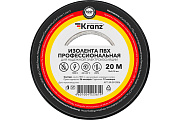 изолента ПВХ KRANZ профессиональная 0,18мм х 19мм, 20м KR-09-2806