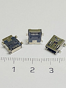 разъём mini-USB-B SMD