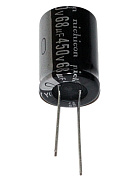 конденсатор 68мкФ 450В (16х35) 105С JRB2W680M07501600350000BST JB электролитический