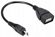 шнур USB-микро В (штекер) - USB А гнездо OTG