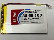 аккумулятор LP3868100 3.7V 2700mA