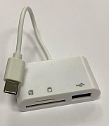 картридер Type C - OTG USB + micro SD/TF