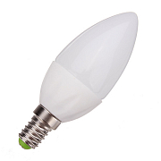 Лампа светодиодная Космос E14 7.5W 4500K 220V свеча холодный свет