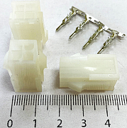 Разъем Mini-Fit MF-2x2 M