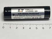 Аккумулятор ICR18650 3,7V 3400мА с защитой