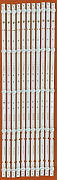 Светодиодная планка 08-55DN-3030-OD35 (CY55D05-ZC62AG-02 5S1P)(к-т 11 планок по 566 мм 5 линз)