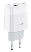 адаптер на USB HOCO C72A 1USB 2.1 белый
