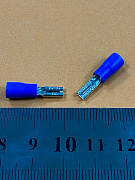 клемма плоская VD2-2.8(м) синяя