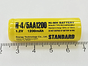 аккумулятор ET H-4/5AA1200-T 1200МАч Ni-Mh, 1.2В
