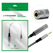Кабель Аудио Premium H238  AUX Jack 3,5mm/F to 6.35mm/M 200mm